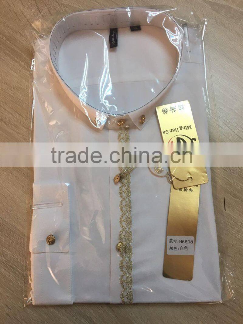 GZY latest shirt designs for men fashion cheap stocklot