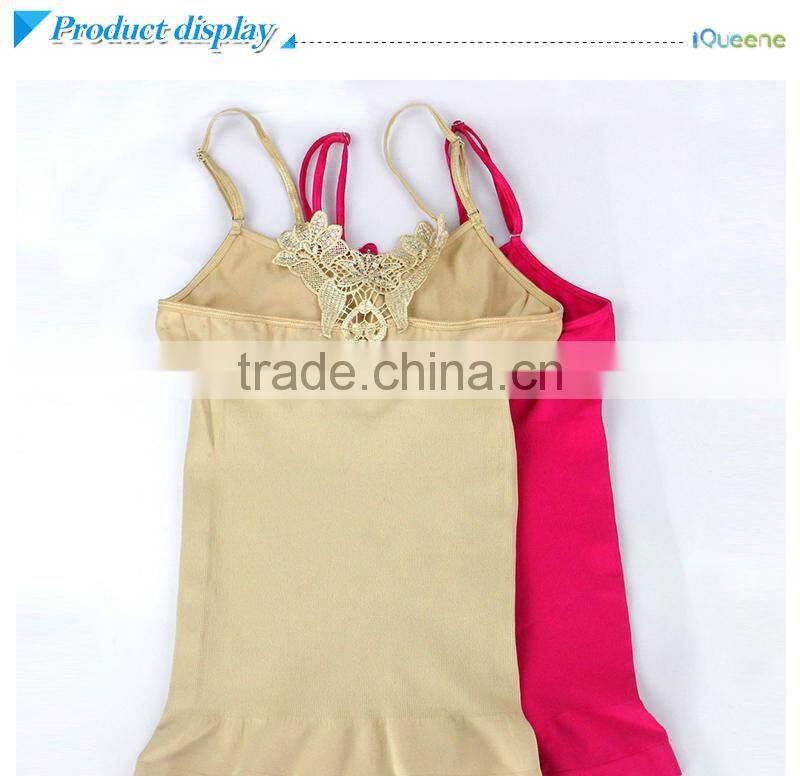 Ladies long one piece hot sexy seamless control camisole