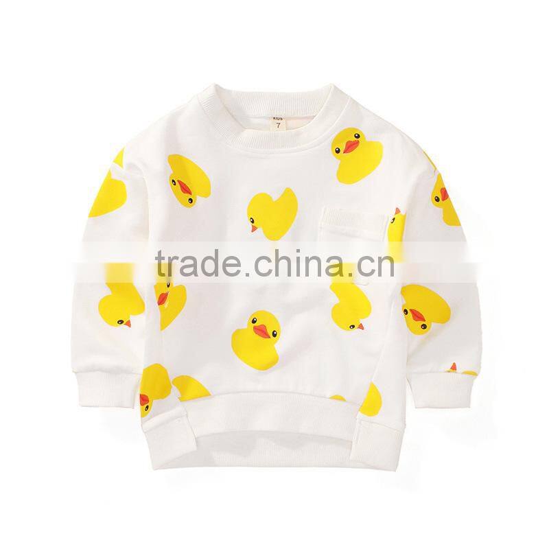 2015 hot sell 100% cotton long sleeves pullover children's hoodies