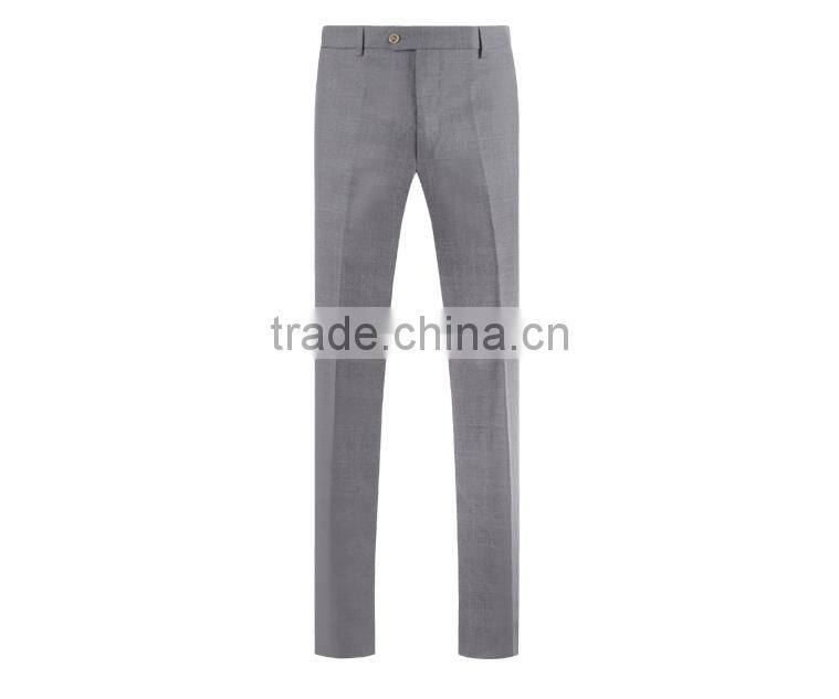 New Design Men Light Grey Checked Formal Pants Designs