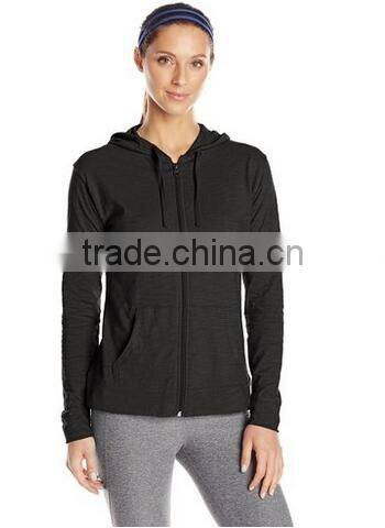Full Zip tracksuit 100% Cotton cheap hoodies for women