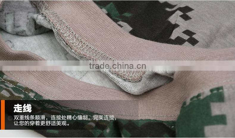 Fashion 2016 Man Casual Camouflage T-shirt Men Cotton Army Tactical Combat T Shirt Military Sport Camo Camp Mens T Shirts