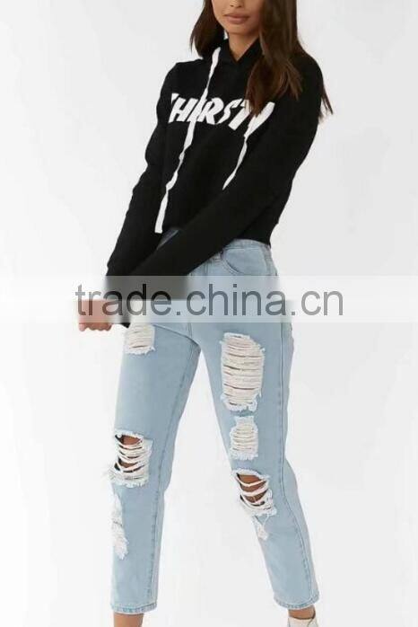 Runwaylover 141 2017 Ladies Fashion Short Style Printed Hoodie
