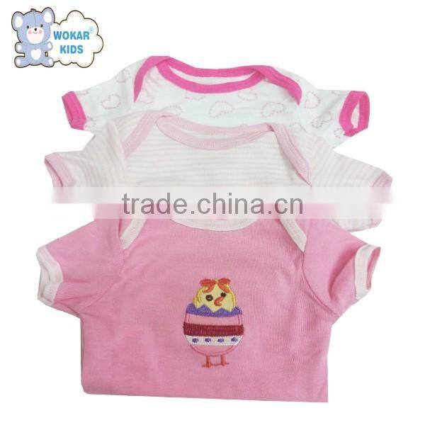 Newest style baby girl's romper 5in1 mixed colors baby jumpsuits baby outfits