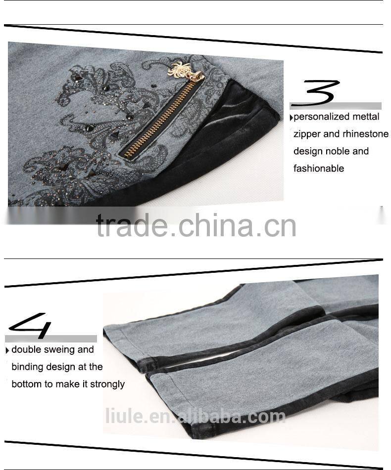 Good quality casual elastic waist trousers women