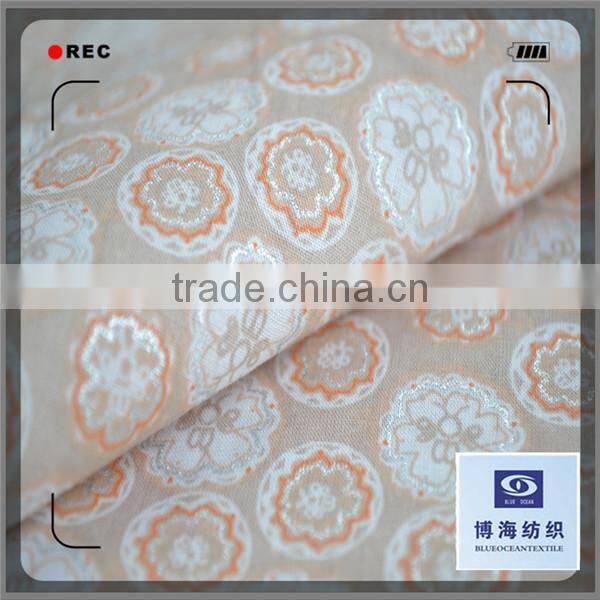 metallic printed wholesale minky dot fabric