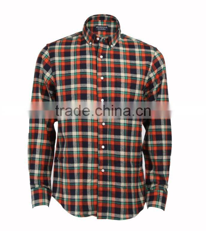 new design flannel casual shirt for men in yiwu