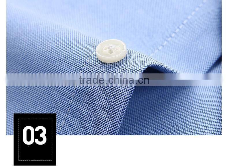 2016 spring season new arrival casual 50% cotton oxford model man shirt for China supplier