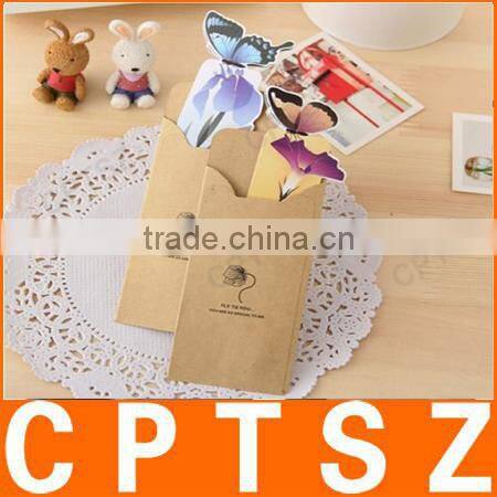 Hot selling Colorful butterfly bookmark in paper material for easy reading