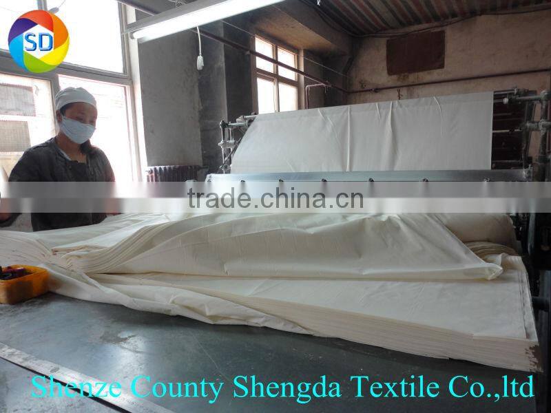 bed sheets fabric 50/50 polyester/cotton fabric
