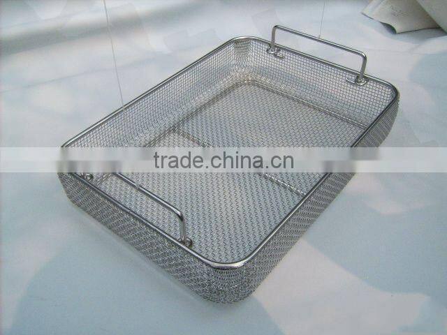 Stainless Steel Micro Mesh Tray with Lid