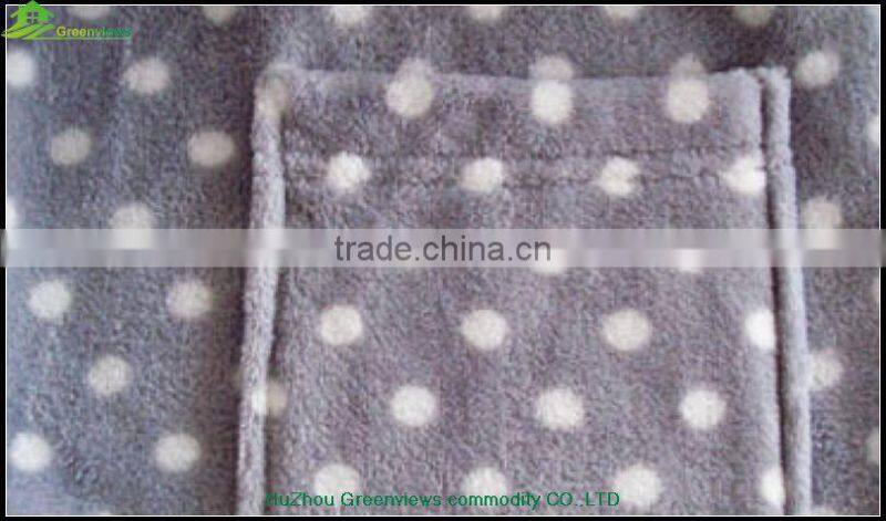 Coral fleece fabric bathrobe for couples bath robe velvet robe