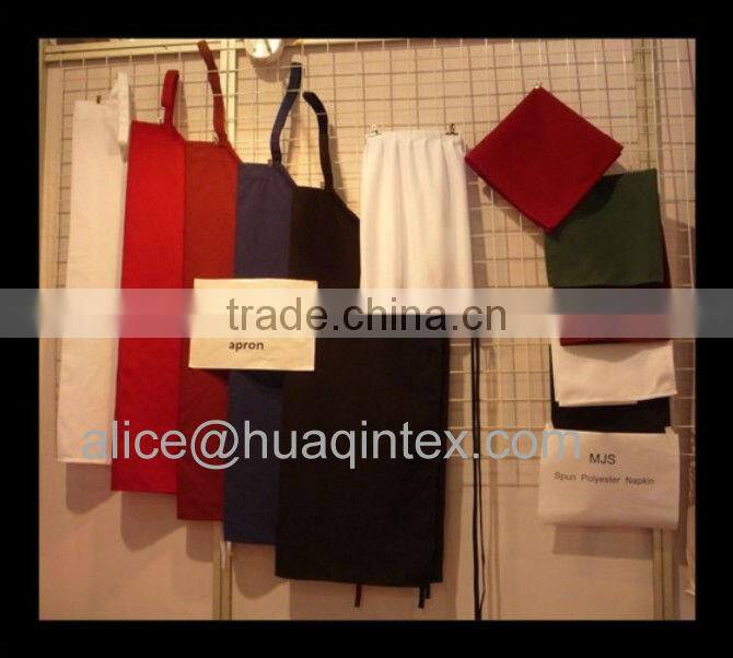 Hospitality Spun Polyester Tablewares , Commercial Spun Poly Napkin And Table Linen