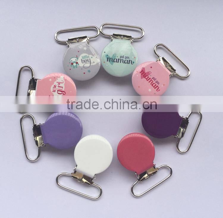 Wholesale Cheap OEM Logo Metal Suspender Clips