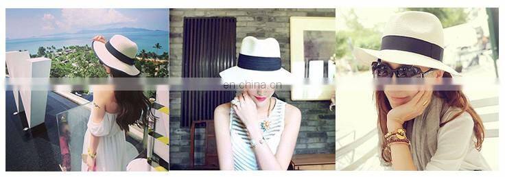 Wholesale customized craft styles classical sun hat beach surf straw hats for men / women