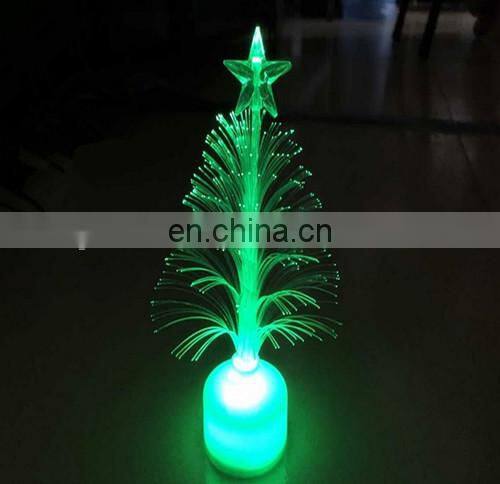 Promotional Gifts Fiber Optic led Mini Christmas Tree color changing