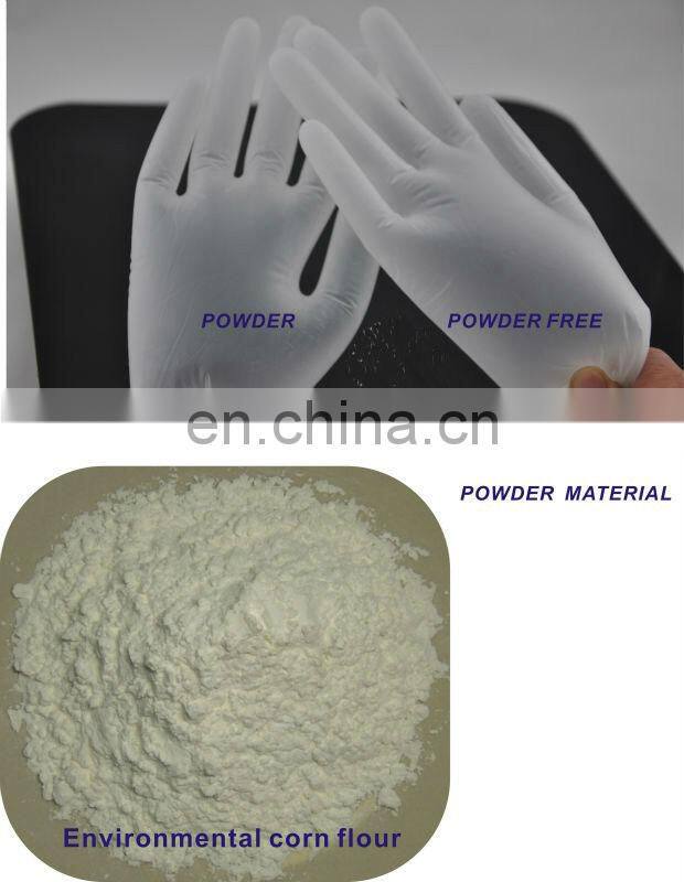 clear disposable vinyl gloves/vinyl exam gloves