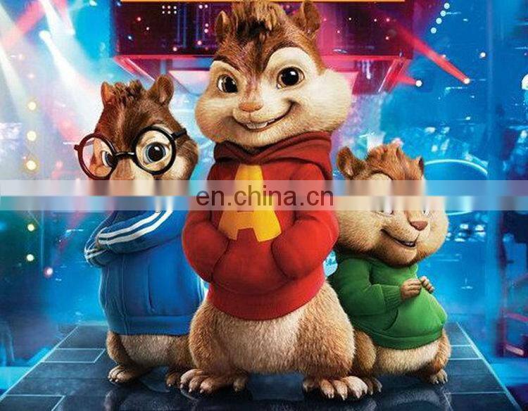 Cartoon style lovely chipmunks money bank