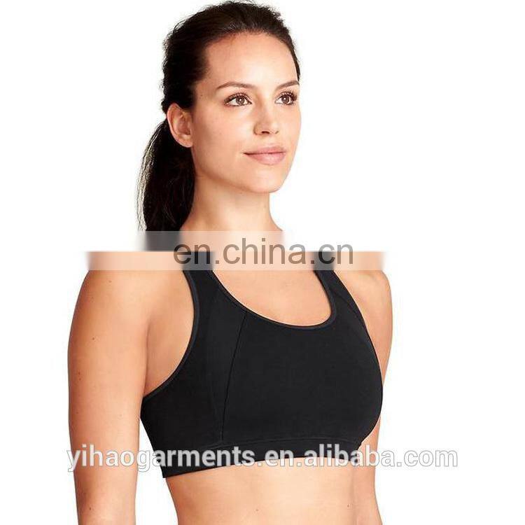 Yihao new design custom nylon/spandex dry fit womens gym wear, sport wear, fitness wear sexy yoga bra