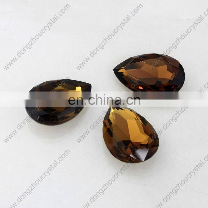 full colors mix sizes color tear drop fancy pointback glass rhinestones