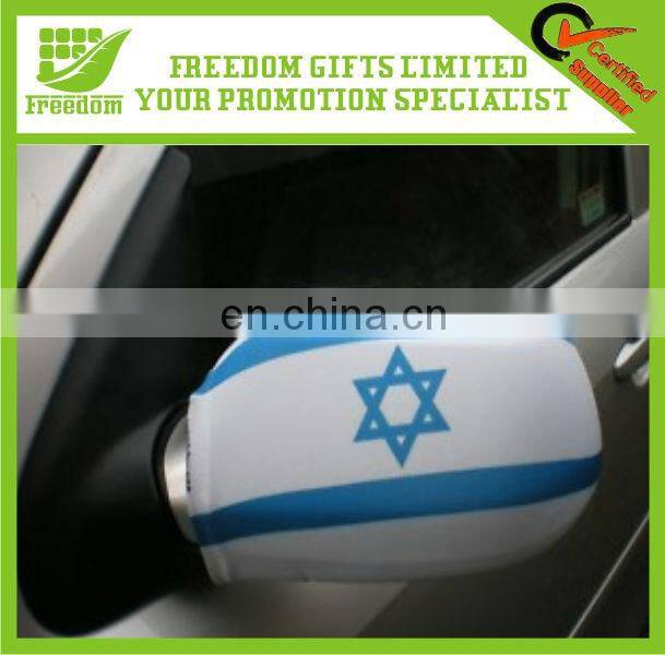 Promotional Custom Logo Polyester Car Mirror Flag