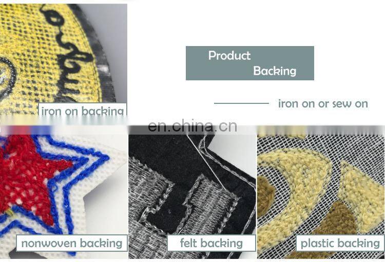 New design letters glass bead iron/sew on patch chenille patches