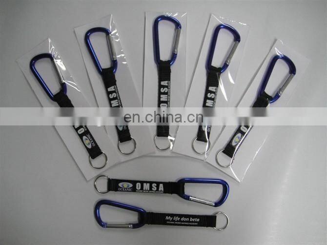 Hiking carabiner hook,aluminum snap bag hook made in china