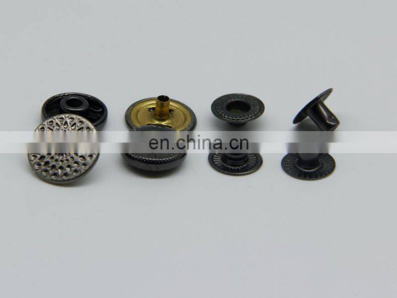 custom anti copper snap button for clothing