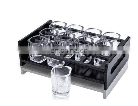 acrylic wine glass holder plastic wine glass holder plate for bar