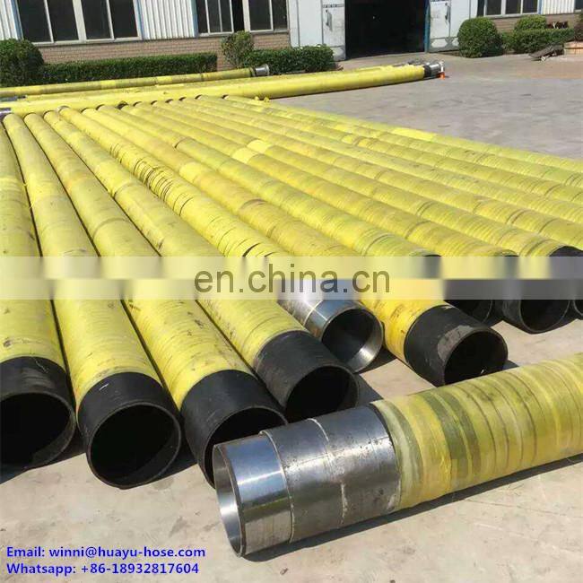 water/oil/mud/sand rubber dredging suction discharge hose