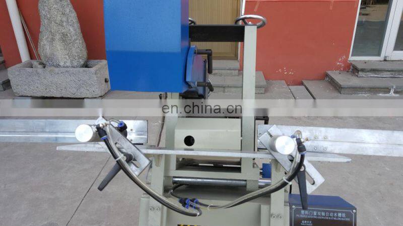 Water Slot Milling Machine / UPVC Windows Making Machine