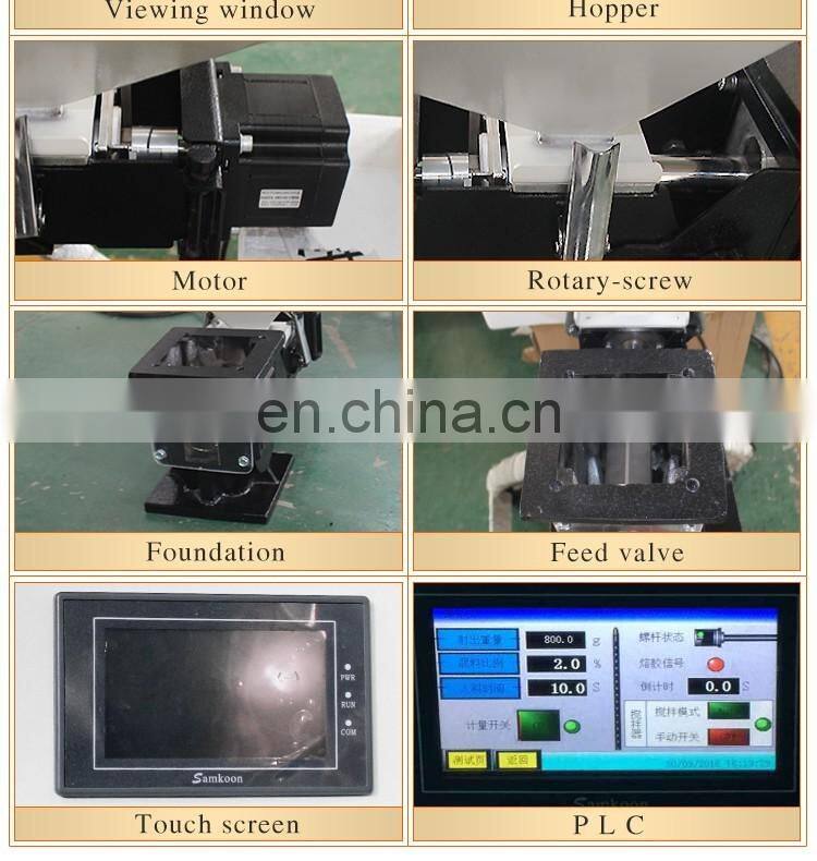 plastic material color doser mixer
