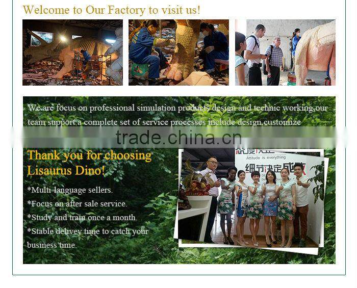 Lisaurus-J Latest Reptile park animatronic animal
