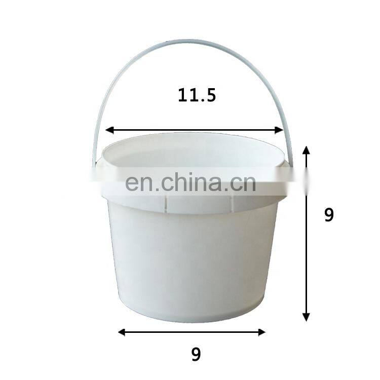 500ml PP plastic buckets for oyster sauce with lid and handle