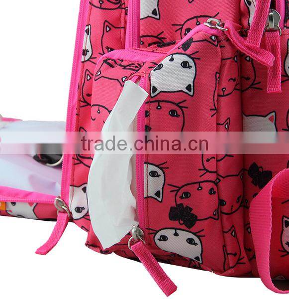 Lovely Rose 300D Polyester Bags for Babys Mom