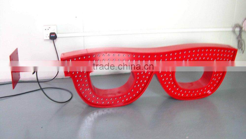 Remote control LED neon sign for opticial led neon glasses screen sign board