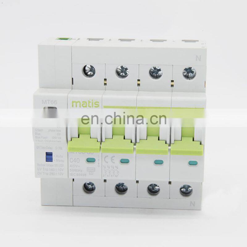 Matis mT66UV smart breaker wifi mcb with over voltage protection