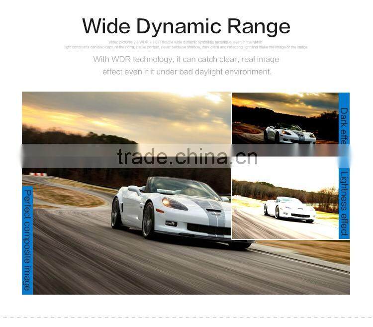 GPS FULL HD Sony lens Car video recorder (DVR) mini dash cam G-9608 with GPS locator