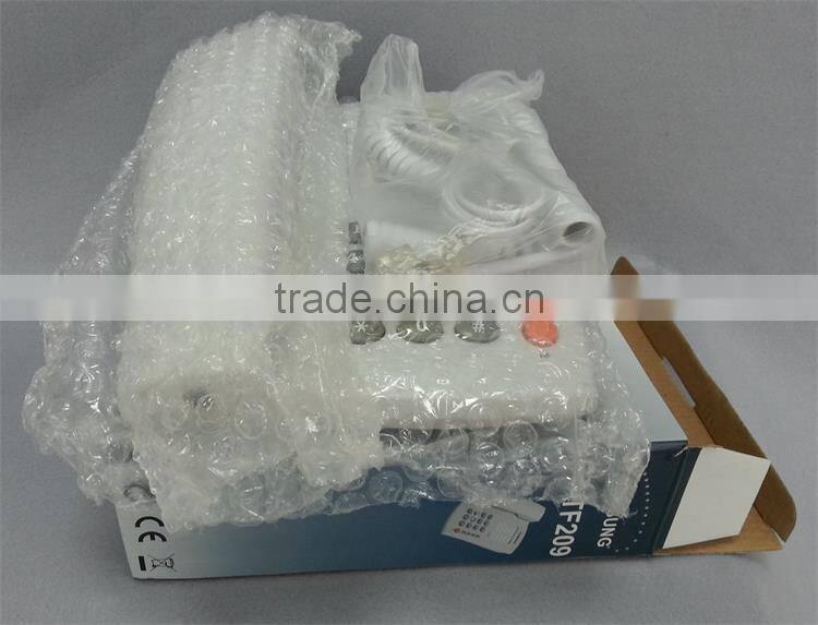 Vintage design white color black color fixed line office or home telephone