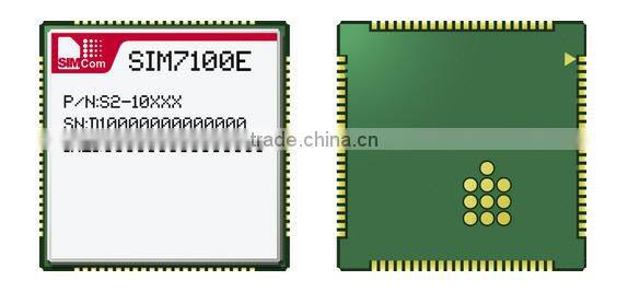 SIM7100E TDD-LTE/FDD-LTE/WCDMA/GSM/GNSS SMT type module