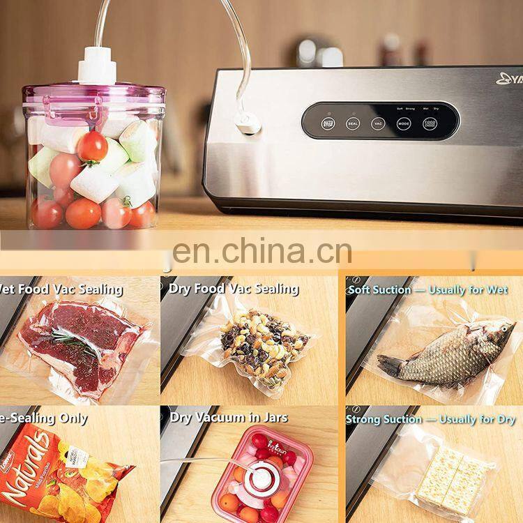 Fast delivery factory direct sale food grade PA/PE plastic packaging embossed vacuum sealer bags for food