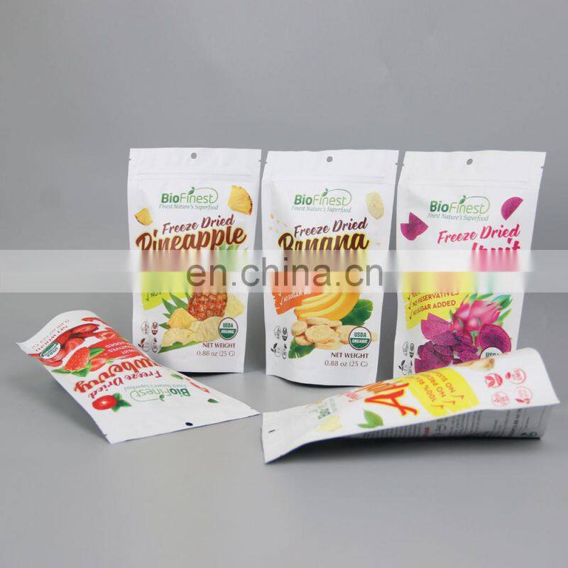 Custom Print Aluminum Foil Stand Up Pouch Bags