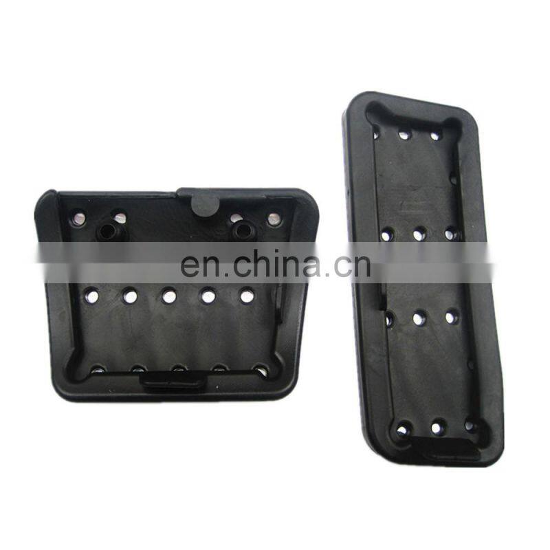MT/AT Auto Pedal Aluminium Alloy Accelerator Rubber Brake Foot Pedal Pad Car for Cherokee