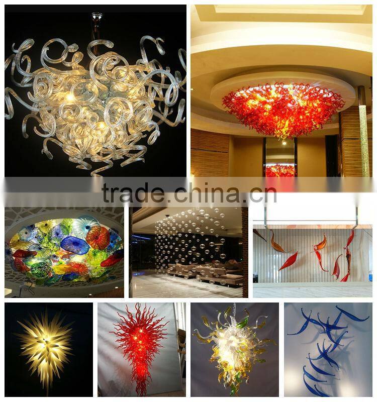 Modern decorative art murano plates ceiling decor