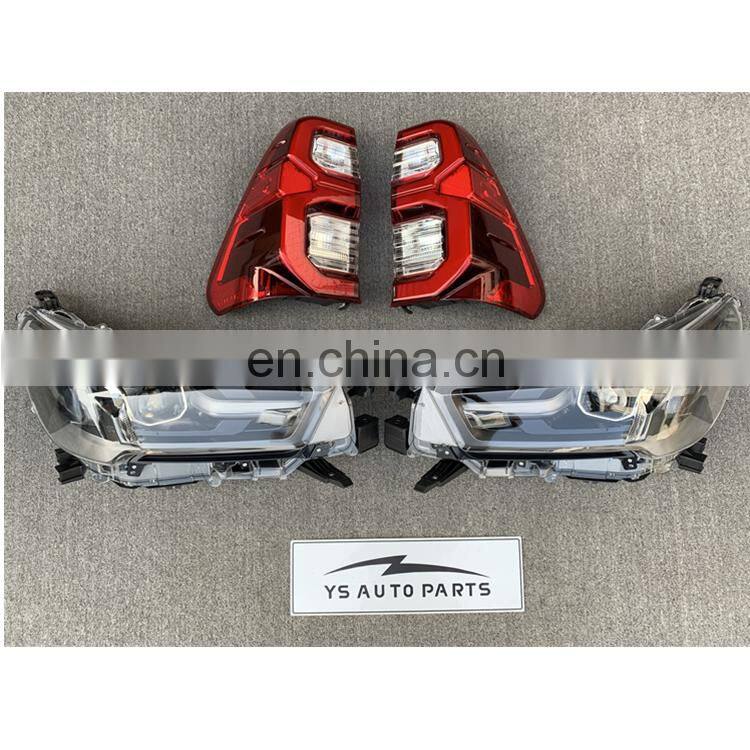 New design top quality conversion facelift upgrade body kit for 2021 Hilux Rocco