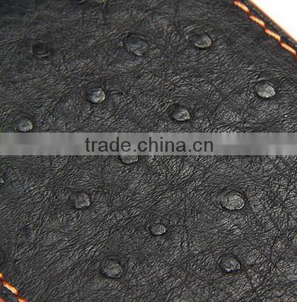 Genuine Ostrich Skin Leather Three Pages Driving License Card Holder Driver License Card Bag