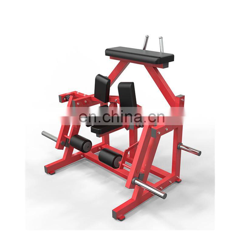 Leg Curl Red Black HA66 Commercial Gym Fitness Equipment ISO Lateral Knee Leg Curl Machine
