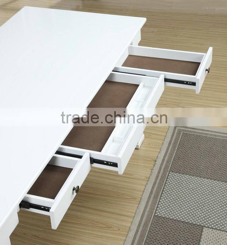 Pure white modern office desk for sale
