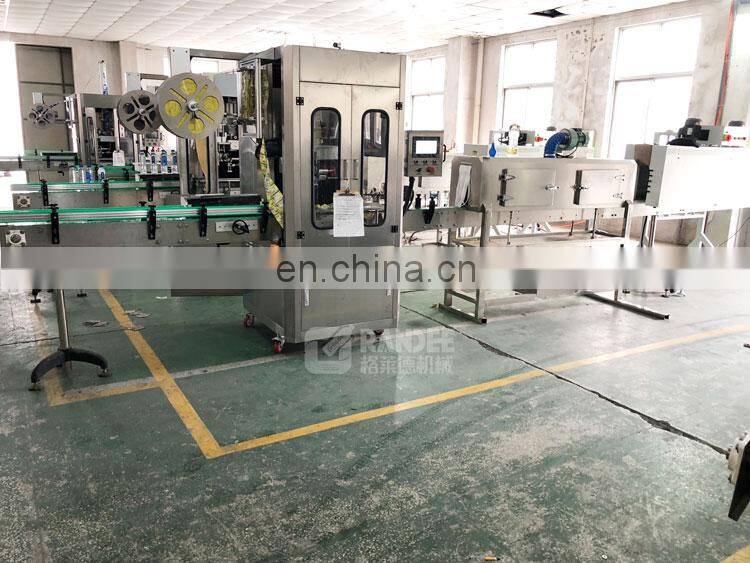 Automatic Bottle Sleeve Labeling Machine Heat Shrink Tunnel