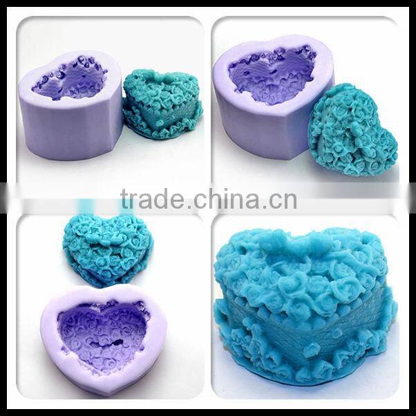 Halloween Pumpkin Creator Handmade soap mold silicone rubber candle molds LZ0119